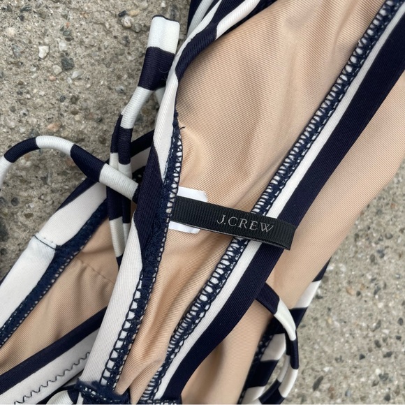 J Crew Striped Halter Bikini Top - Picture 4 of 6